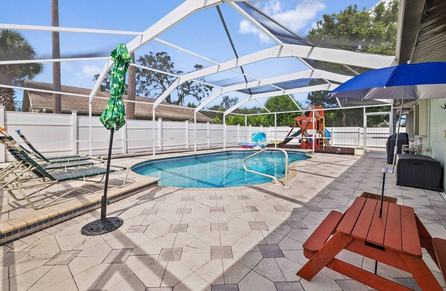 Family Retreat with Heated Pool, Playground, Ping Pong Table