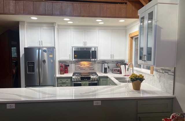 Hermosa cabaña de montaña