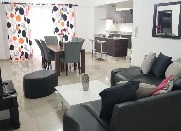 Beautiful flat by the Caribbean Sea.