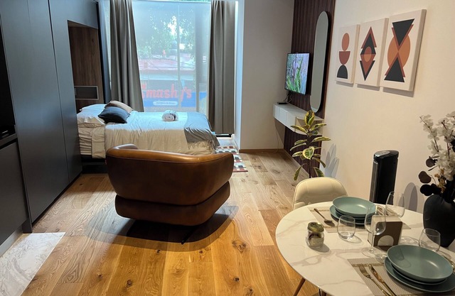 Hermoso Loft en Roma Norte con Alberca Gym Terraza