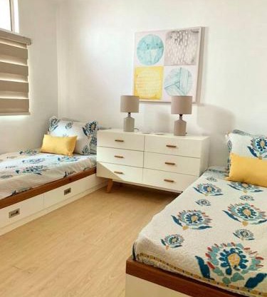 Beautiful Minimalist 2BR Condo in Aurora Gardens San Juan City near Greenhills