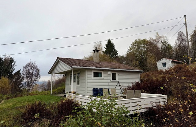 Beautiful panoramic fjord view