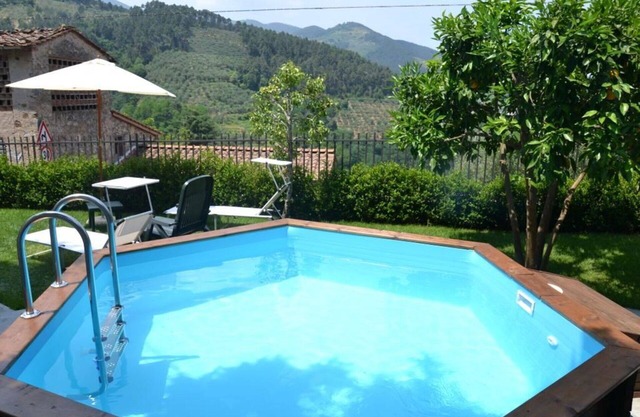 Casa de vacaciones con piscina privada, A/C, WIFI, TV, terraza, vista panorámica, cerca de Lucca