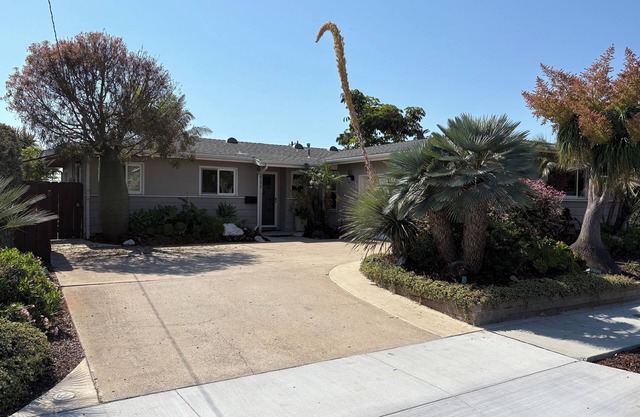 Beautifully landscaped 3-BR/2BA house... centrally located/beaches,downtown+more