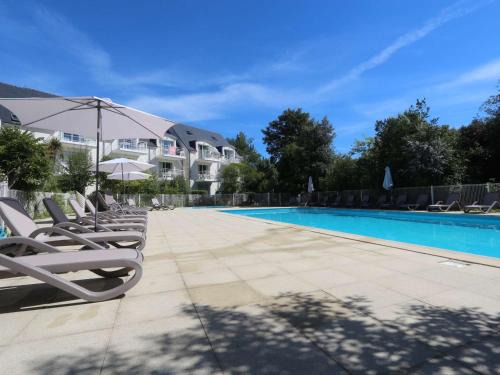 Bel appartement à 100 m de la plage à Fouesnant avec piscine chauffée, pour 4 personnes - FR-1-481-160