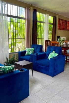 Blue House with Air-Conditioning