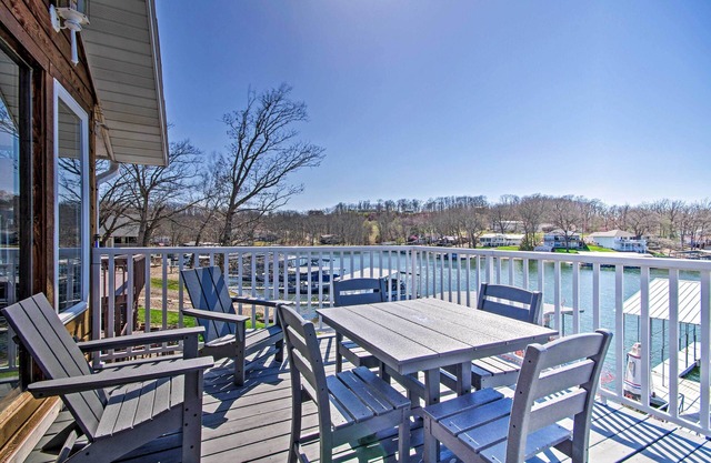 Boat Dock + Scenic Decks: Lake of the Ozarks Gem