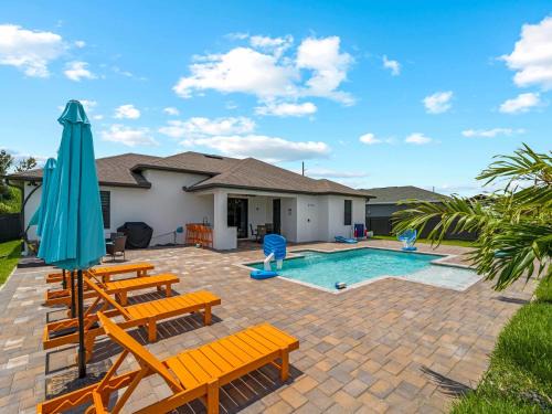 Brand-New - Contemporary Gem-Pool Game Room BBQ