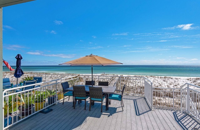 Gorgeous Gulf Front 4 dormitorios / 3 baños en White Sands; Duerme 12. Wi-Fi gratis