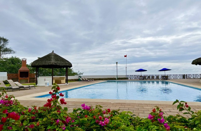 Bright and calm beachfront condo