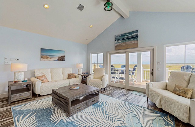 Bright and spacious home steps from the sand w/ Shared Pool & Private Balcony