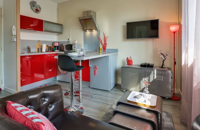apartamento F2 luminoso y cálido confort con terraza.