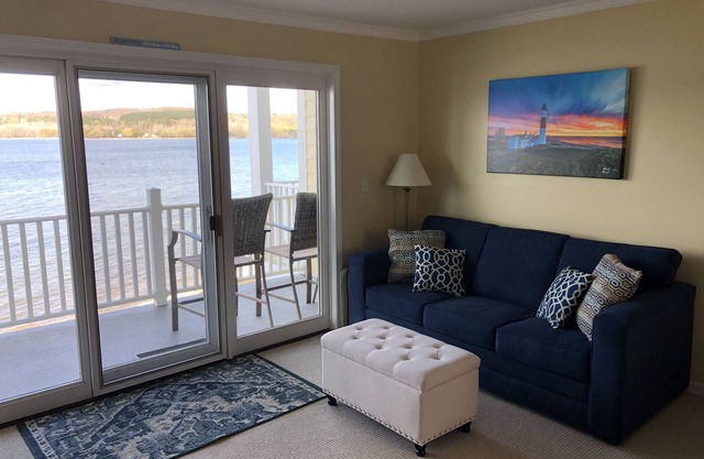 Bright, Beautiful, Newly Remodeled condo right on Lake Charlevoix.