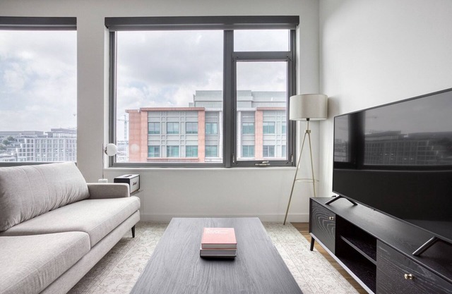 Bright Navy Yard 1BR w/ Gym & W/D, steps from Nats Park, by Blueground