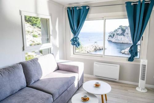 Cabanon, 2 chambres, terrasse et vue mer