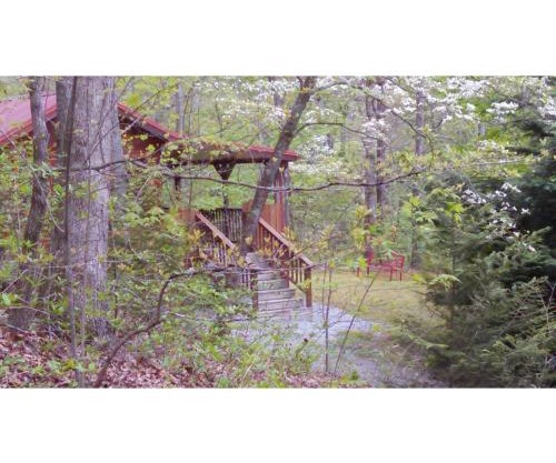 Cabin in the Woods-Peaceful 1BR 20-Acre Rural Retreat-HotTub&WiFi near Asheville