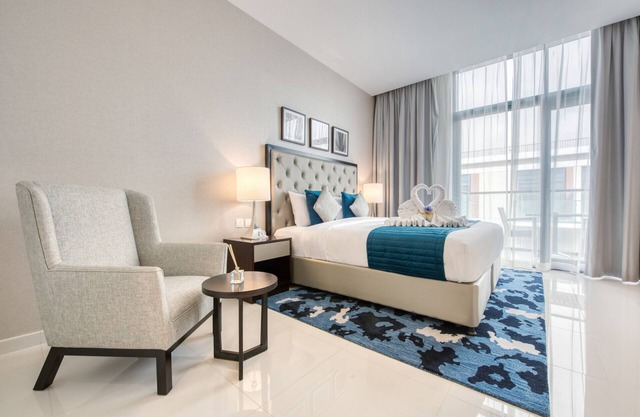 Calm Studio in Damac Celestia A Dubai South by Deluxe Holiday Homes