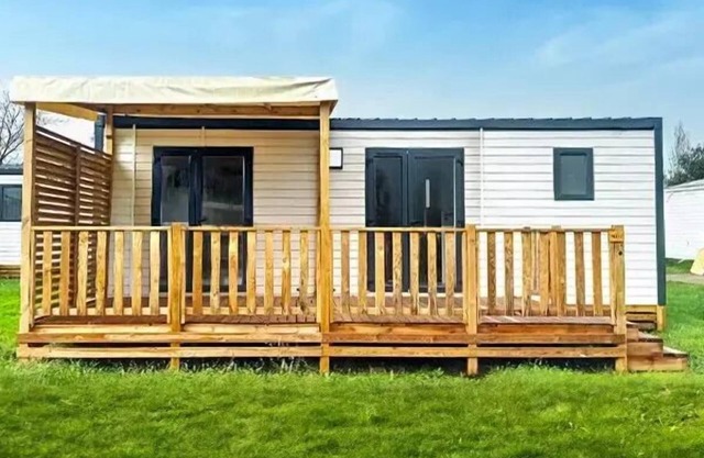 Camping Heart of Vendée*** - Mobile home Premium 3 rooms 4 people air-conditioned - TV