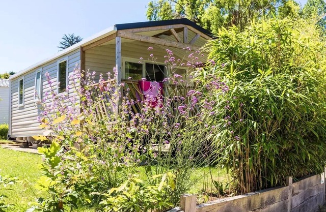 Camping de la Baie de Térénez *** - Comfort Loggia Bay mobile home 3 rooms 4 people
