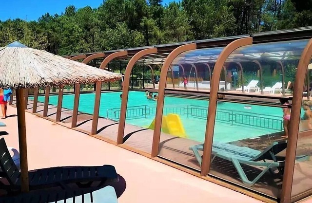 Camping Landes Océanes* - Mobile Home 4 Rooms 6 People with 2 Air-conditioned Bathrooms