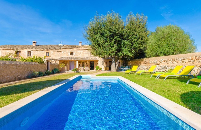 CAN GELAT - Villa con piscina privada en COSTITX. WiFi Gratis