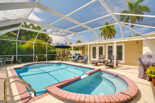 Canal-Front Home with Lanai in Cape Coral!