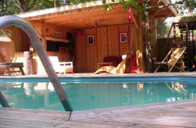 *CAP FERRET* VILLA GRANDE CHALET DE MADERA 5 HAB + PISCINA + Jardín BAR /BBQ