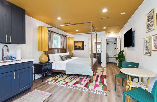 Caribbean Casita at Faubourg Orleans. King Suite with exterior private entrance.