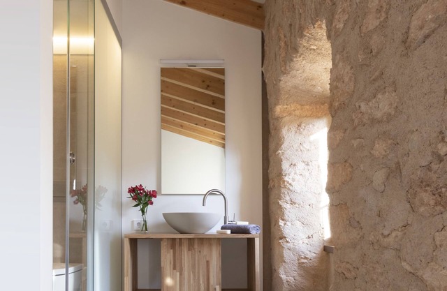 Cas Padrins, piscina, barbacoa, diseño y confort