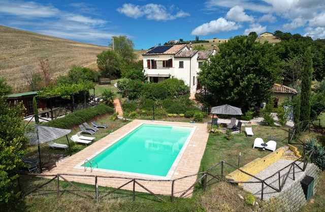 Casa dei Sogni d'Oro - Apartamento Nidastore con piscina 12x6 m - vista panorámica