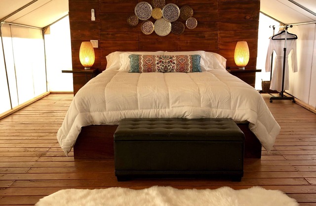 Glamping significa disfrutar de la naturaleza de una manera cómoda