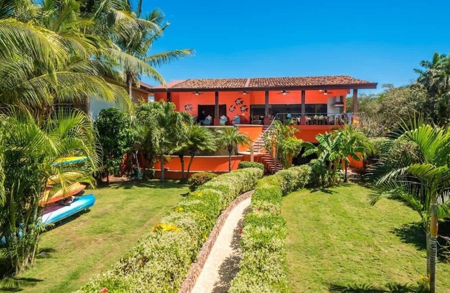 Have Fun in this Huge Beachfront Home with Infinity Pool at Potrero