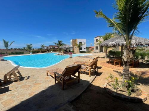 Chalé Paraíso, Chaleville Maramar - Conforto, segurança, internet e Jacuzzi Vista mar