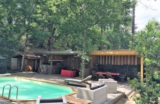 Chalet 'Cap Ferret Villa Grand Bois' con piscina privada, terraza privada y jardín privado