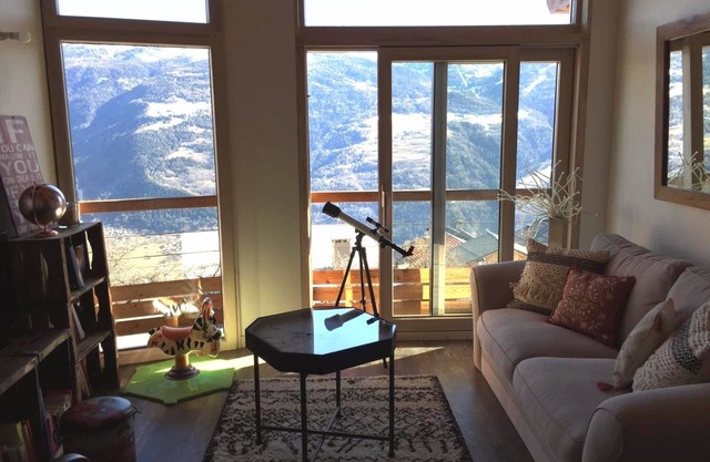 Chalet orientado al sur con sol