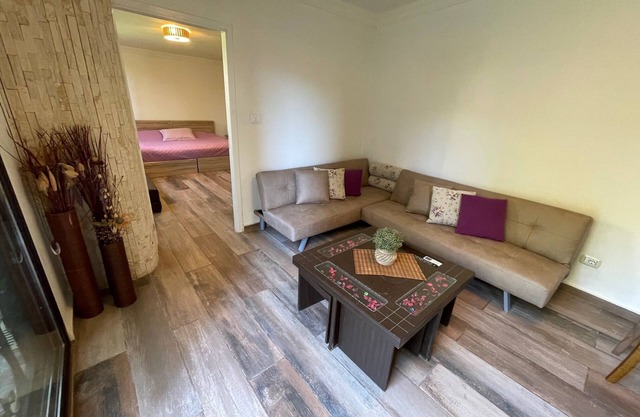 Chalet in Batroun, 1BR, gazon,65sqm, parking, wifi