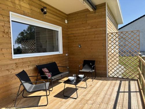 Chalet moderne et chaleureux à Marcillat-en-Combraille avec WiFi et parking - FR-1-489-582