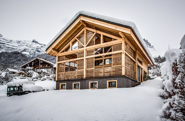 LUX DISEÑO CHALET frente al Mont Blanc