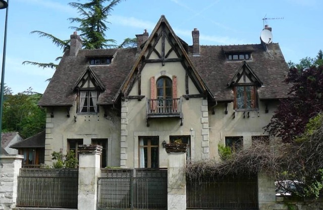 Casa de personajes cerca de la casa de Claude Monet