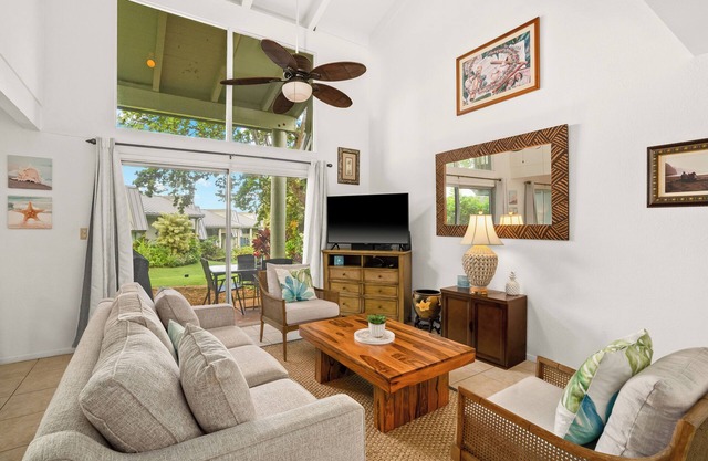 Charming 3-bedroom villa in delightful Princeville with WiFi, AC Included
