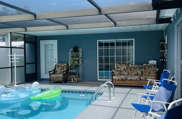 Charming Beach Getaway Villa with Large Private heated Pool