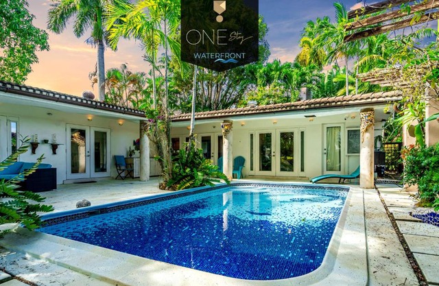 Charming Waterfront Pool Home