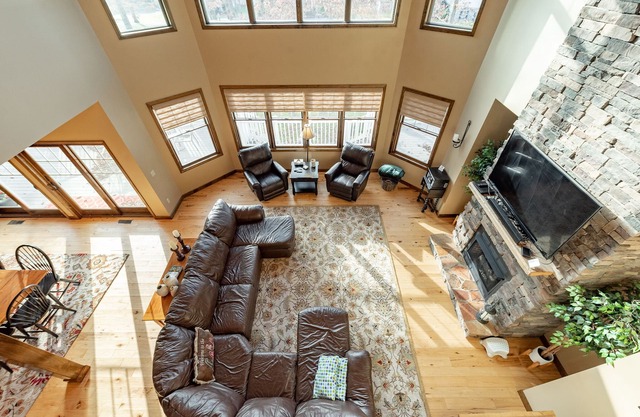 Chic Lake Access Home w/ Hot Tub & Fireplaces