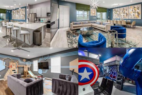 Chic Villa with Fashionista BR, Theater & Game Loft