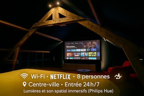 cinéma immersif et chambres à thème dans le centre