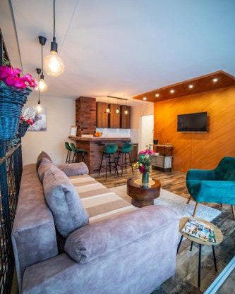 City apartment and gym