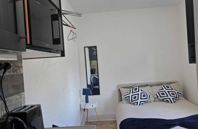 Estudio-Clásico-Baño privado con ducha-Vista a la Ciudad