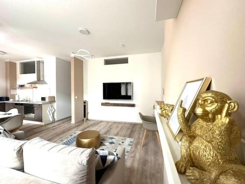 Classy City-Apartment - Netflix-Parkplatz-Balkon-Zentrum-BTU-Kaffeevollautomat