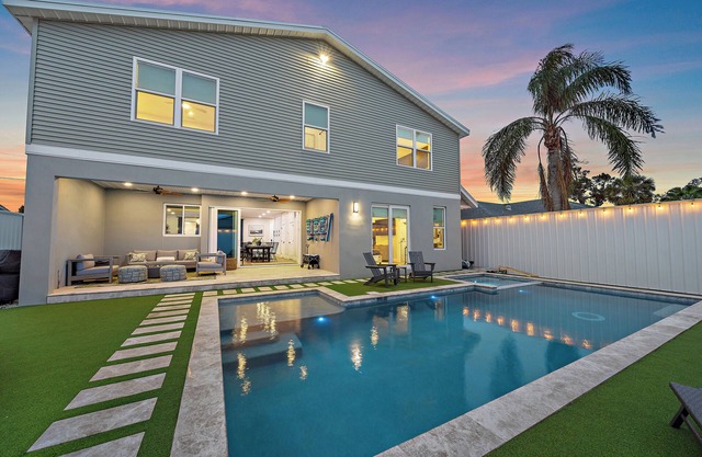 Coastal Lodge | Private POOL + Hot TUB