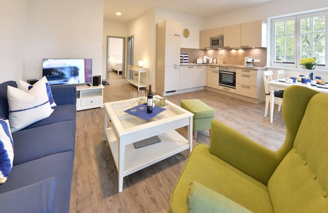 The Blaues Haus 1 vacation apartment in Ralswiek offers an ideal retreat for